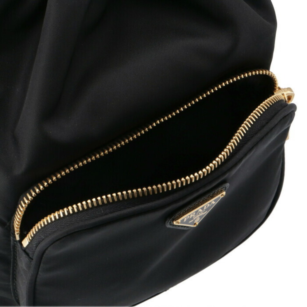 Prada Drawstring Nylon Mini Bag Black - image 7